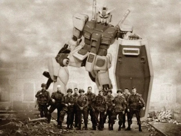 A Segunda Guerra teria acabado mais rápido com um Band of Gundams.