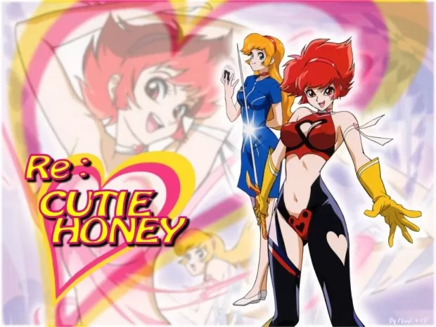 Cutie Honey. Uma andróide com menos partes artificiais que a Angela Bismark.