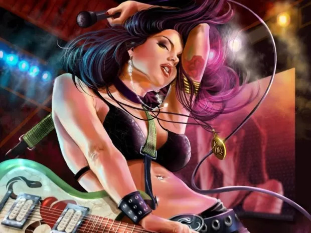 tattoos women rockstar guitars fantasy girls 1600x1200 wallpaper_www.wallfox_net_77