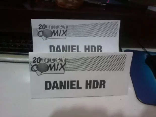 Apenas um Daniel HDR compareceu ao evento, o outro foi detido pela alfandega.