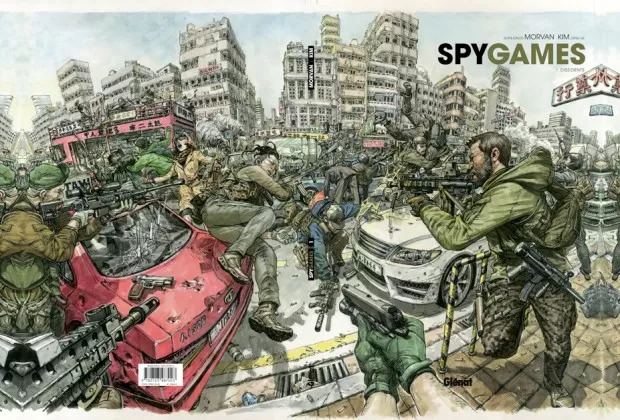 Capa dupla da HQ Spy Games.