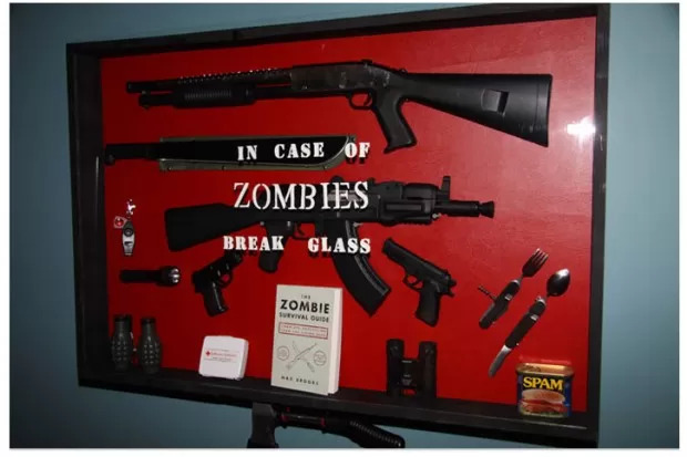 zombie-survival-kit-wall-mounted