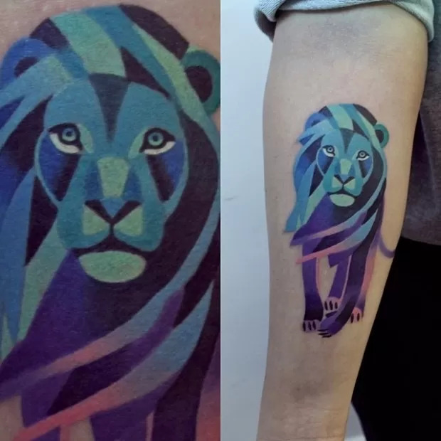 Colorful-Animal-Tattoos