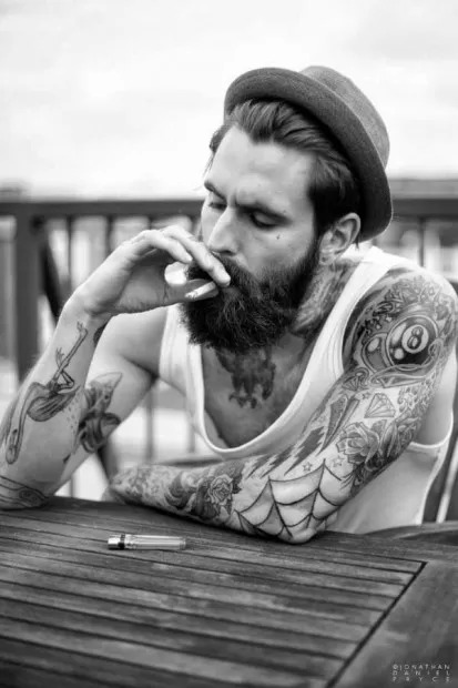 Ricki-Hall-Tattoo-and-Beard-Male-Model-4