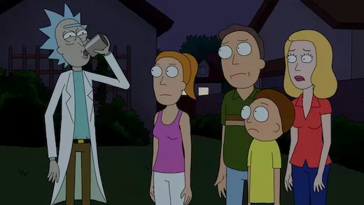 Rick-and-morty-family