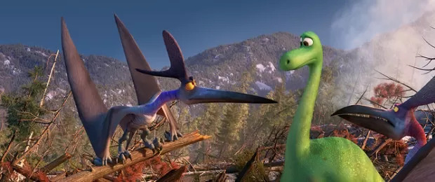 THE GOOD DINOSAUR – Pictured (L-R): Thunderclap and Arlo. ©2015 Disney•Pixar. All Rights Reserved.