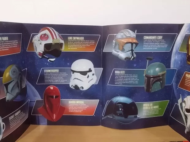 Alguns capacetes da coleção!
