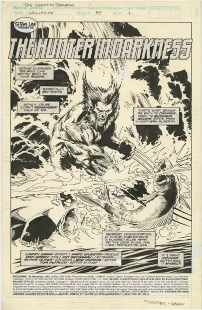 Wolverine entrando em contato com seu lado Rodrigo Hilbert e caçando seu próprio alimento.