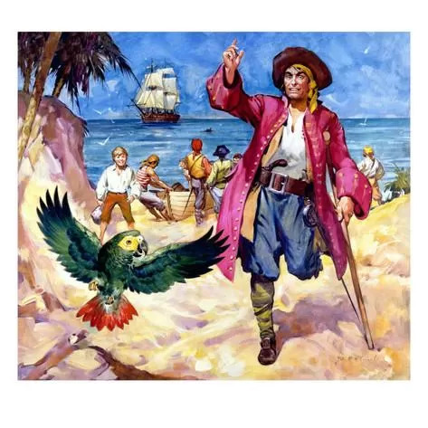 mcconnell-long-john-silver-and-his-parrot_a-G-7687219-8880742