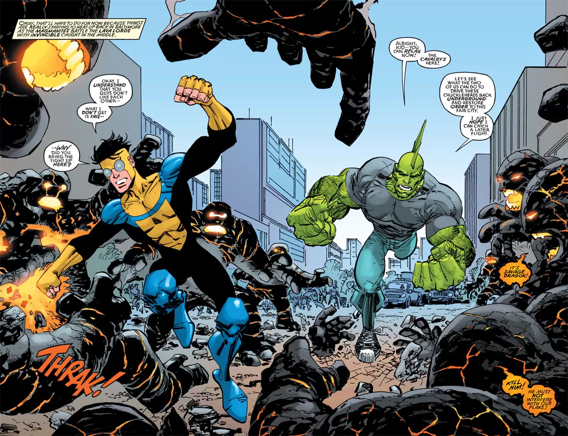 Livro hq Savage Dragon. Unidos