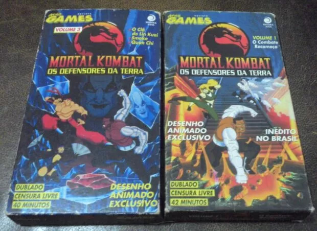 Leia) Lote 6 Vhs Mortal Kombat Filmes Clip Desenhos Ação Games, Filme e  Série Usado 75011213